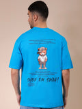 The Indian Garage Co Men Graphic Printed Round Neck Pure Cotton Oversized T-shirt