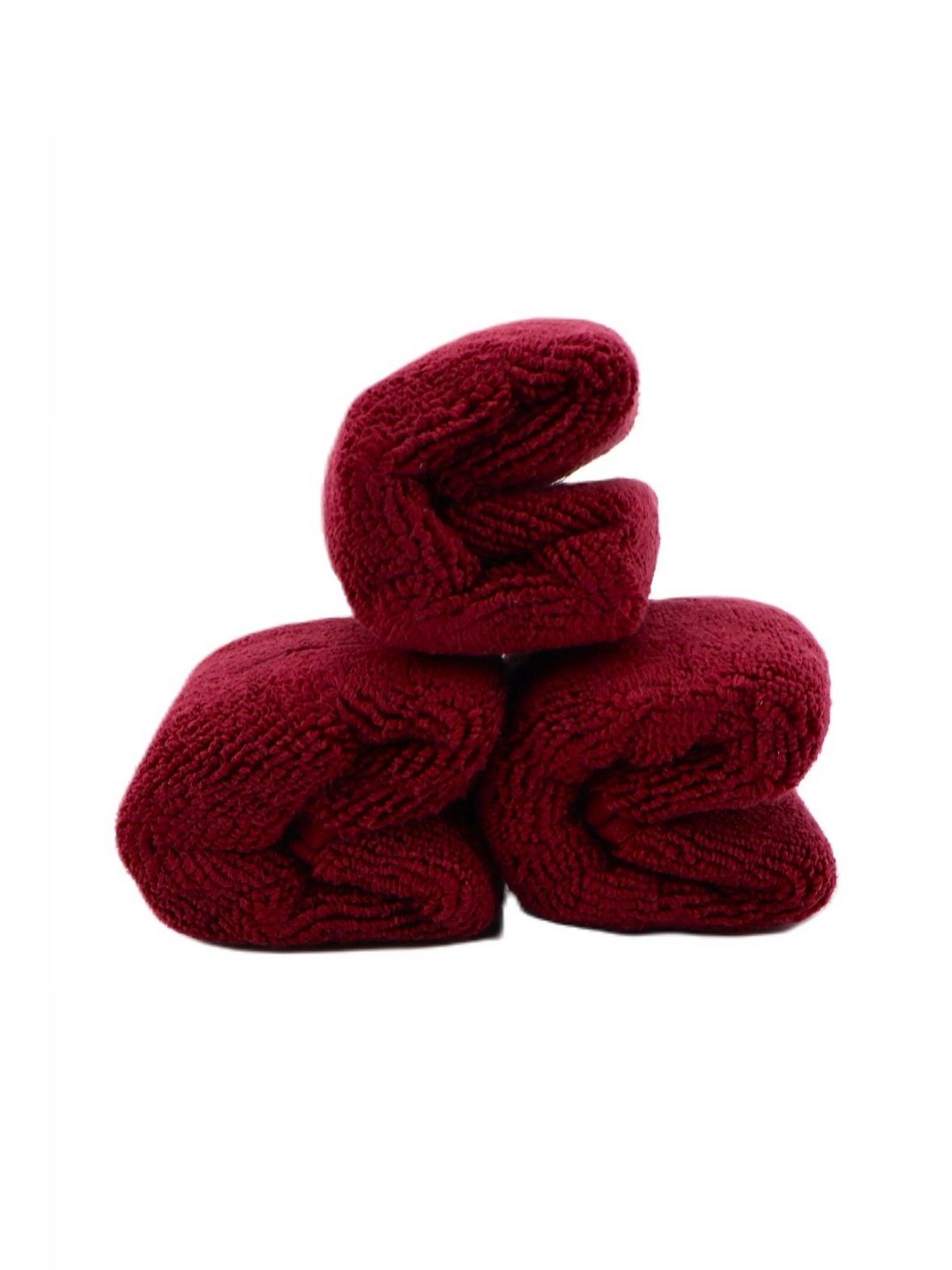 BOMBAY DYEING Super Ultrx Maroon 3 Pieces Pure Cotton 650 GSM Face Towel