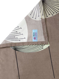 Myntra Elegant Homes Brown Floral Cotton 300 TC Single Fine Bedsheet with a Pillow Cover-85 x 59 inches