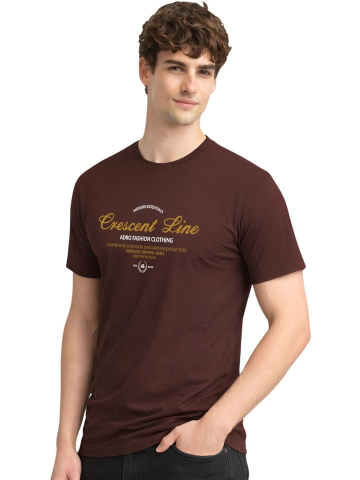 ADRO Men Typography Printed T-shirt