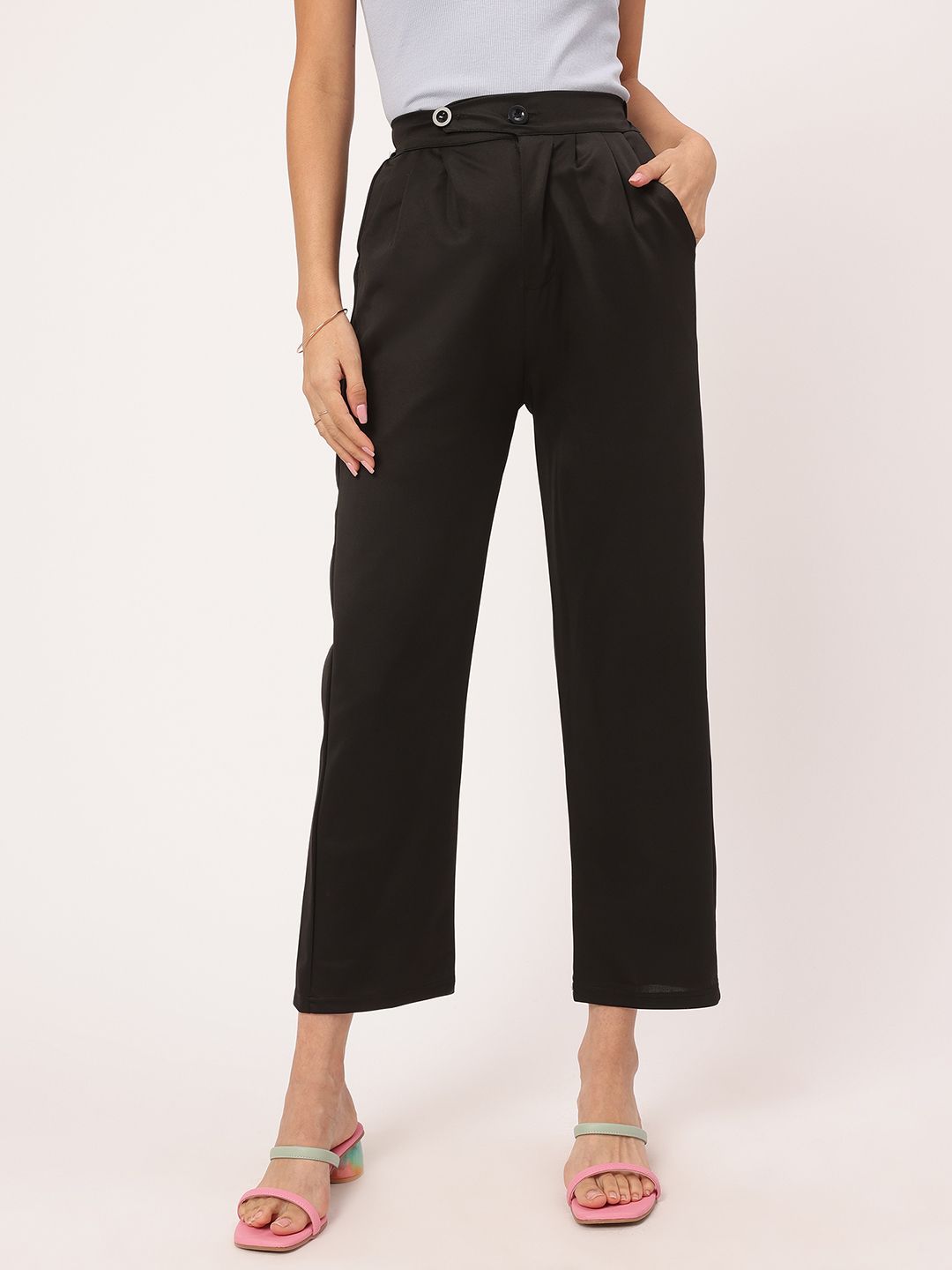 DressBerry Women Pleated Trousers