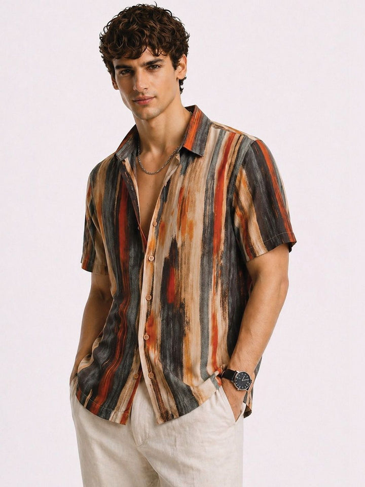 ADRO Men Standard Printed Casual Shirt