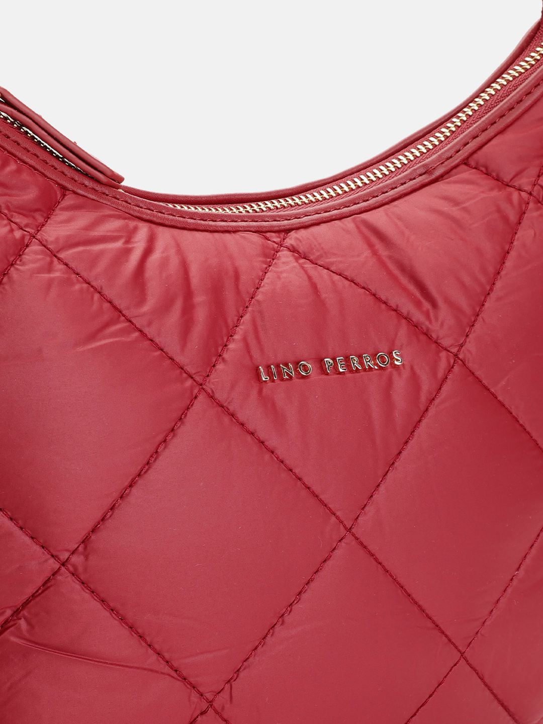Lino Perros Baguette Shoulder Bag with Quilted Detail
