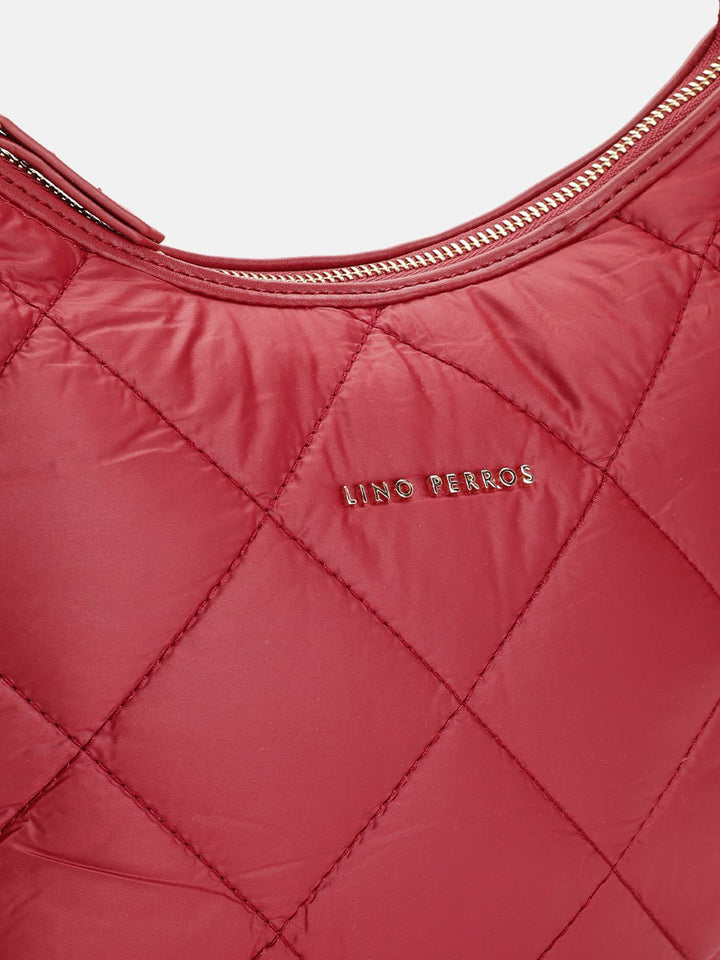 Lino Perros Baguette Shoulder Bag with Quilted Detail