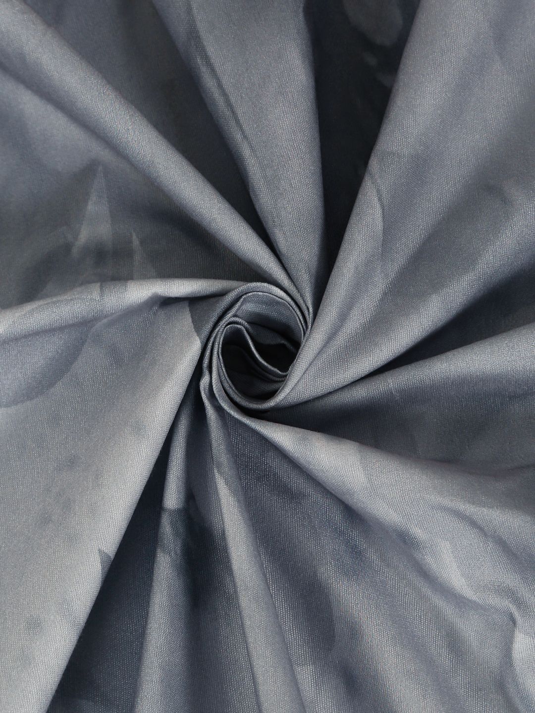KLOTTHE Grey Floral Dilengkapi 400 TC Single Cadar 7D dengan 1 Sarung Bantal