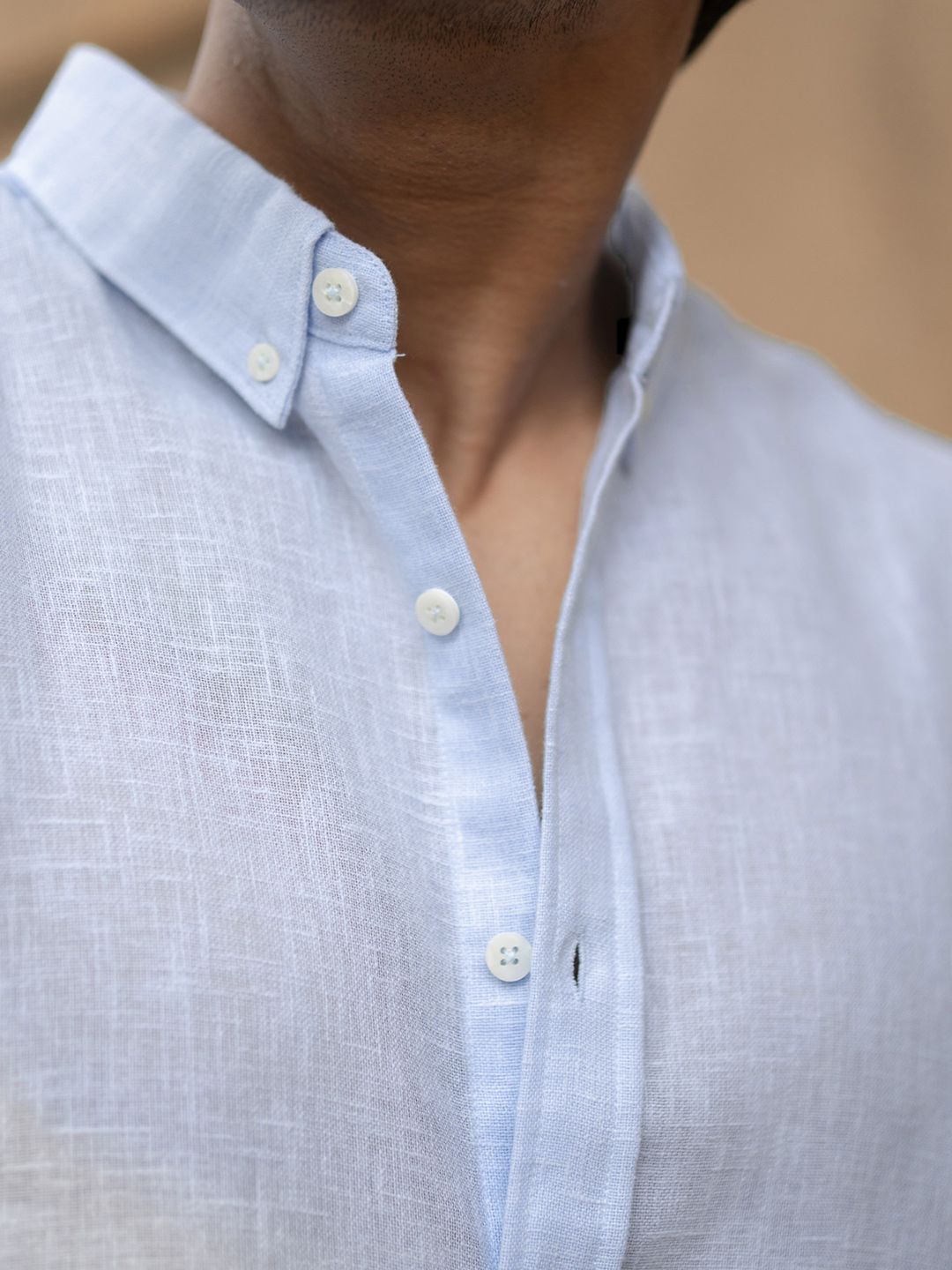 Powerlook Men Solid Button-Down Collar Casual Shirt