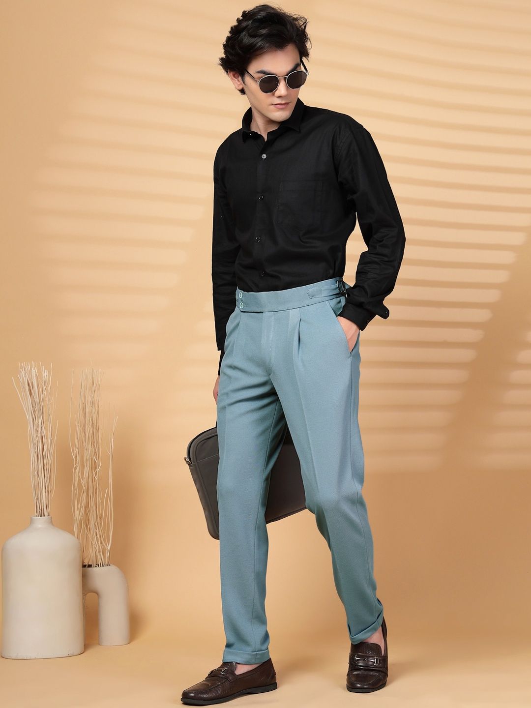 Seluar Formal Formal Lycra Kelabu KLOTTHE Lelaki