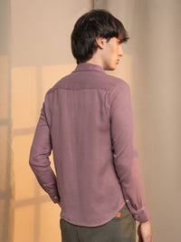 Campus Sutra Men Comfort Textured Opaque Casual Shirt