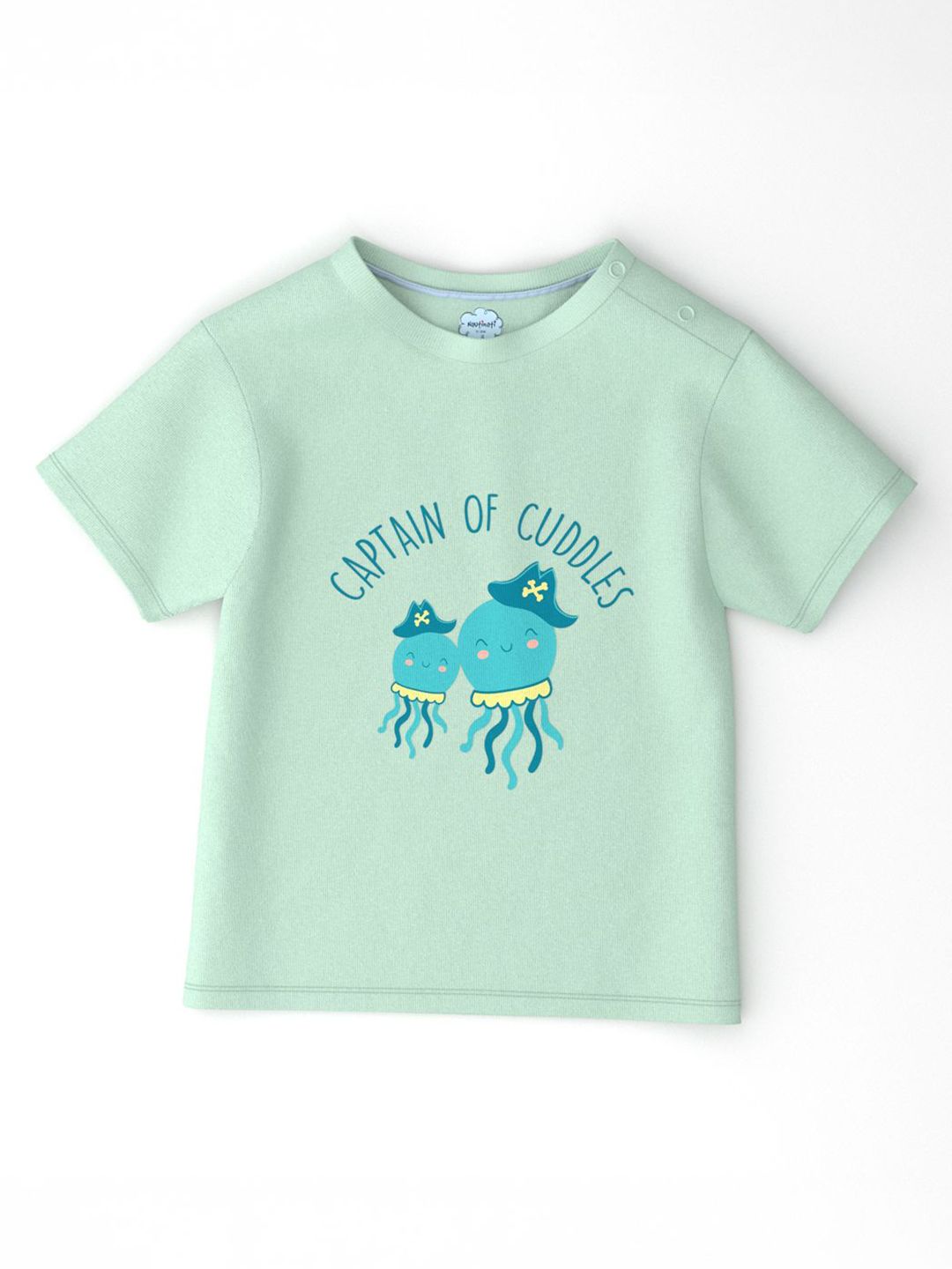 Nauti Nati Infants Boys Pack of 2 Graphic Printed Cotton T-shirts