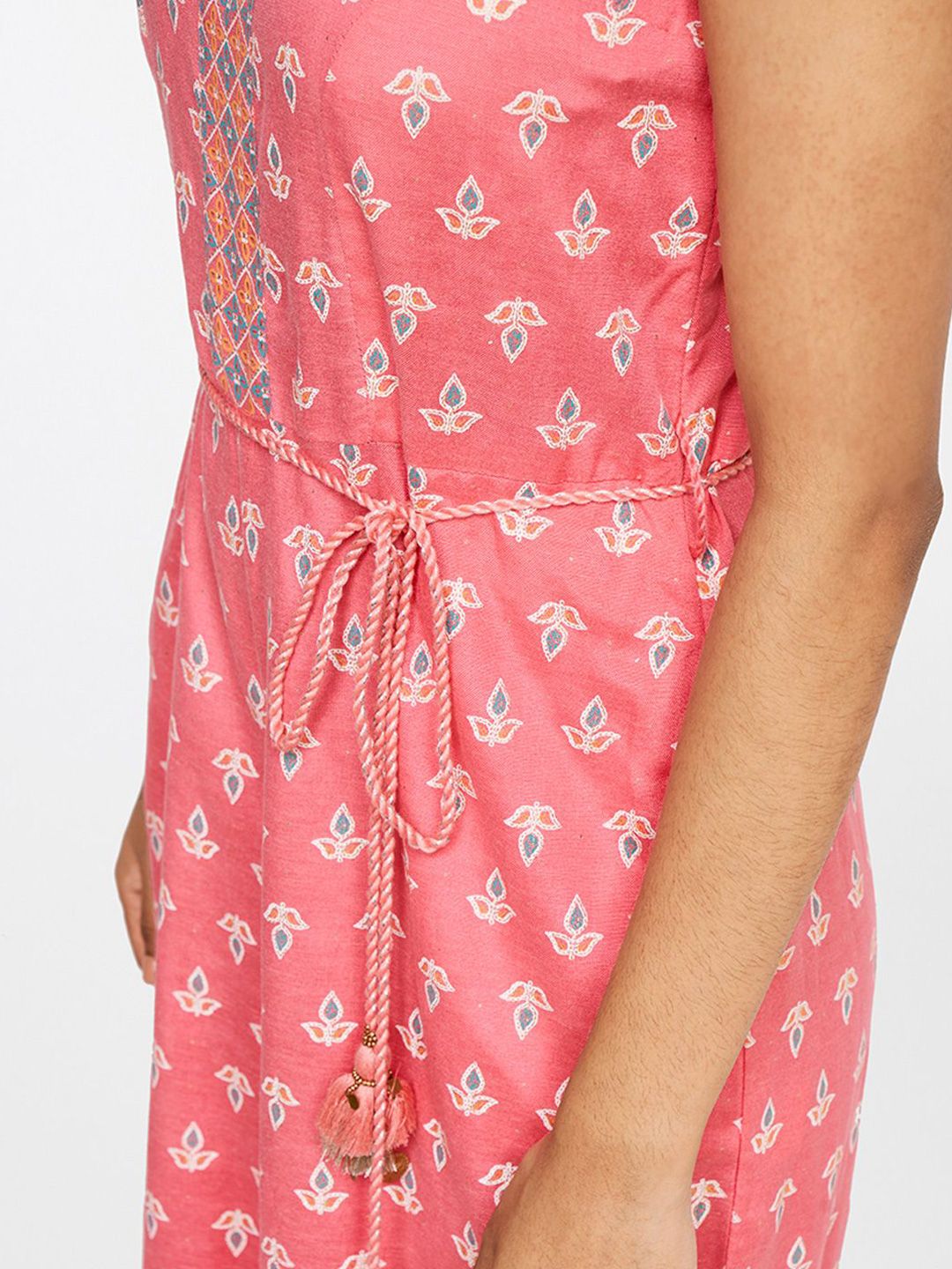 Global Desi Printed Basic Jumpsuit