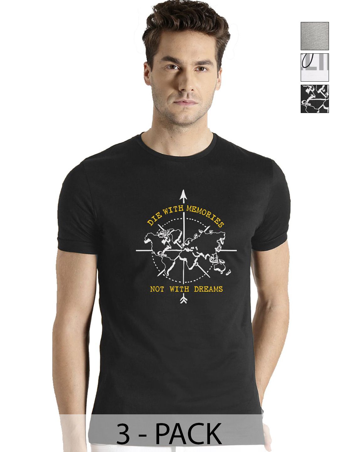 ADRO Men Printed T-shirt