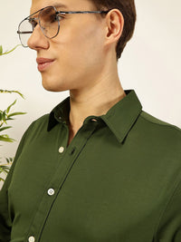 Thomas Scott Men Premium Slim Fit Opaque Casual Shirt