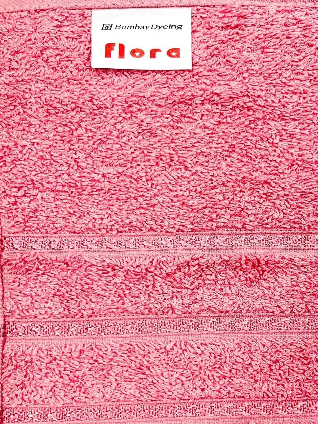 BOMBAY DYEING Pink 4 Piece Cotton 400 GSM Towel Set