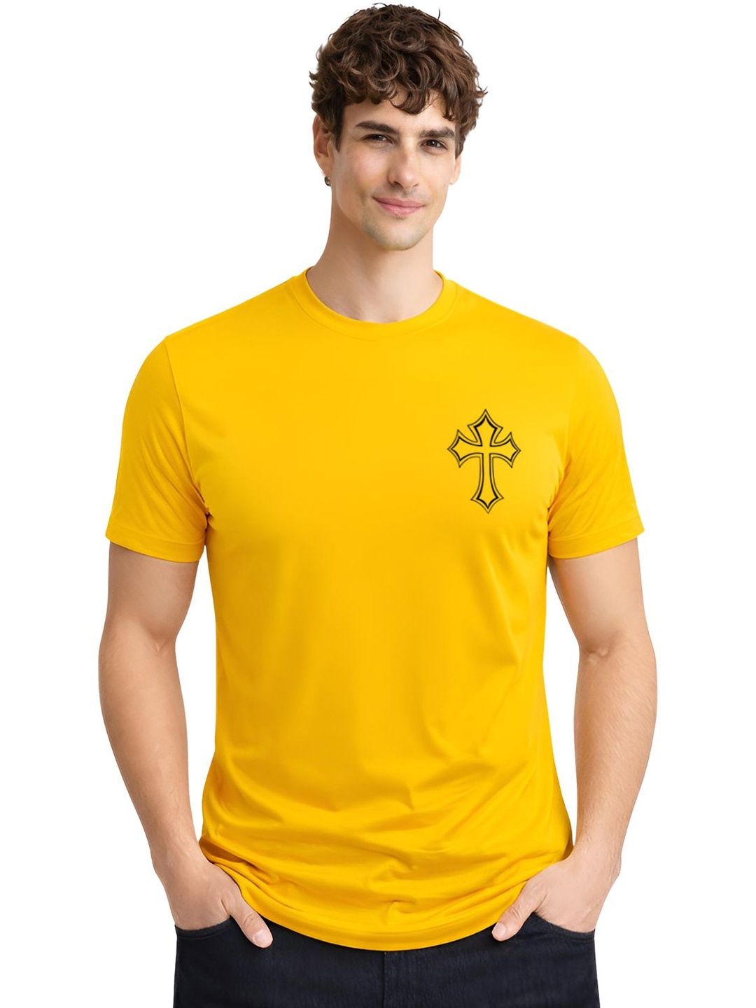 ADRO Men Printed T-shirt