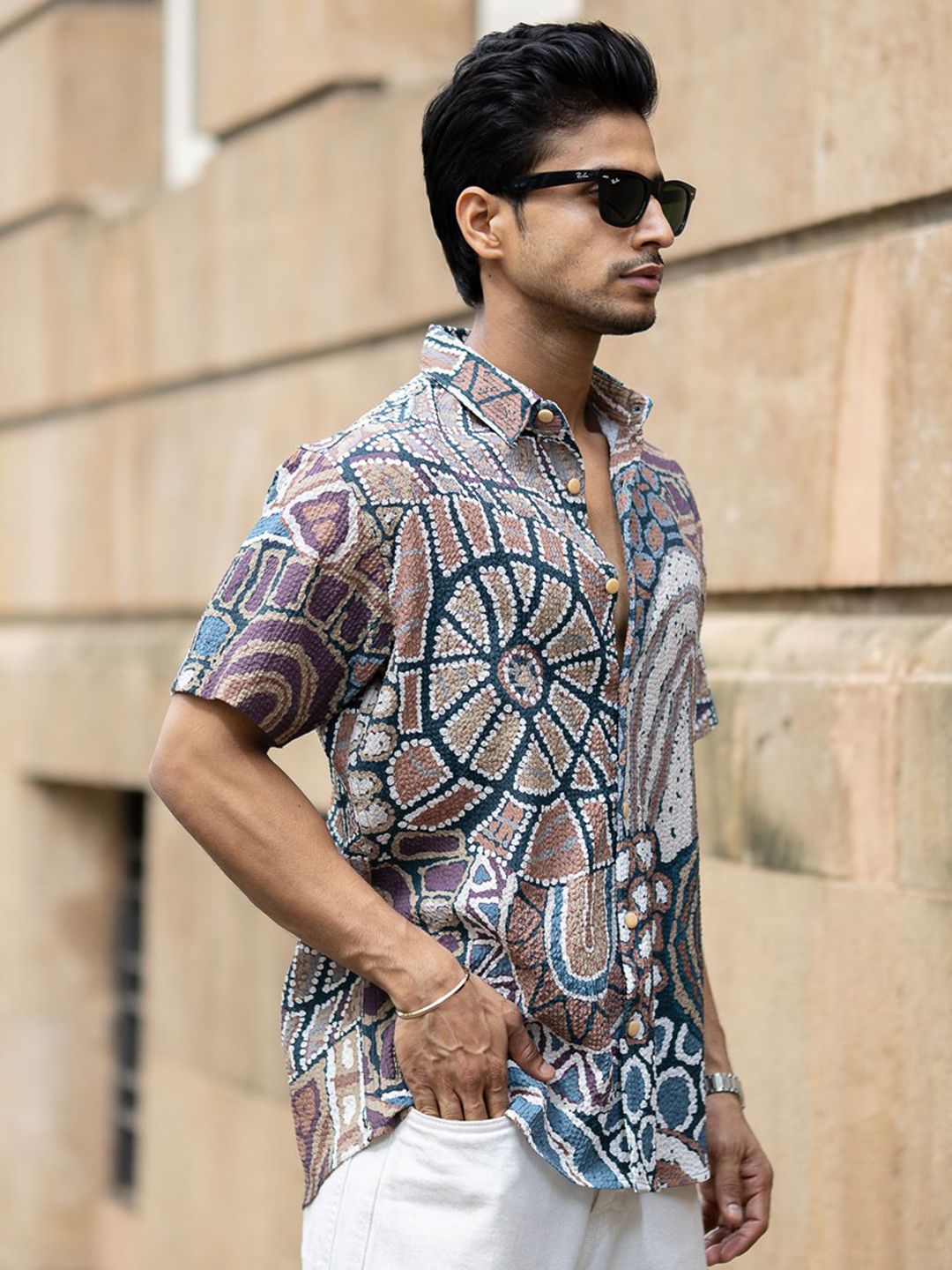 Powerlook Men Printed Casual Shirt