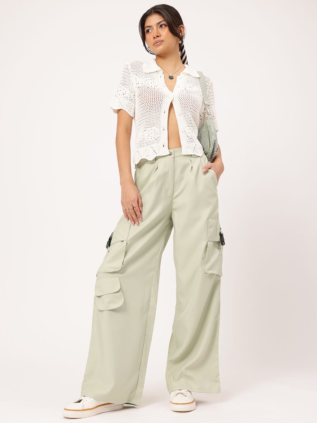 DressBerry Women Empowered Elegance ComfyCrisp Trousers
