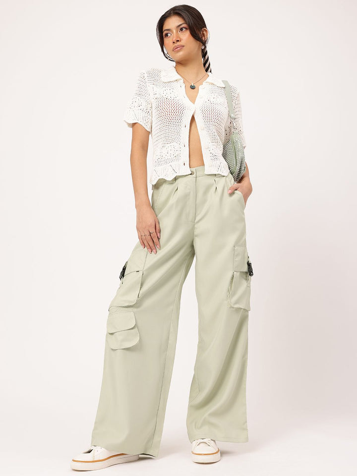 DressBerry Women Empowered Elegance ComfyCrisp Trousers