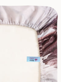 Myntra Elegant Homes Off White Floral 300 TC Bedsheet with 2 Pillow Covers