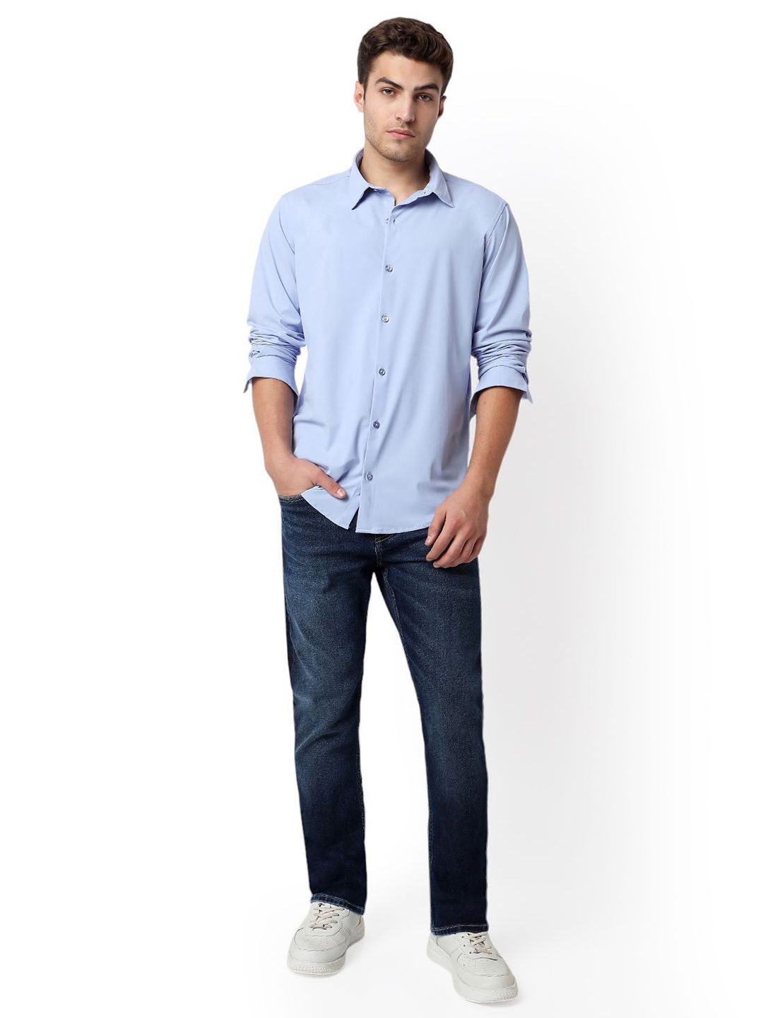 SPYKAR Men Slim Fit Opaque Casual Shirt