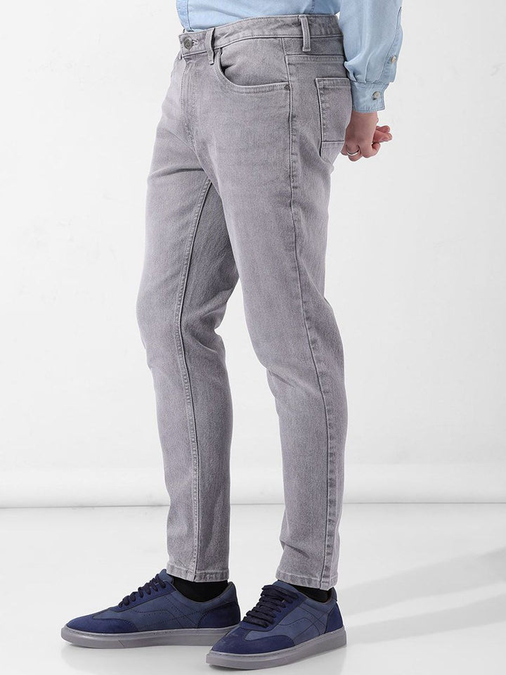The Indian Garage Co Men Slim Fit Mid-Rise Stretchable Jeans