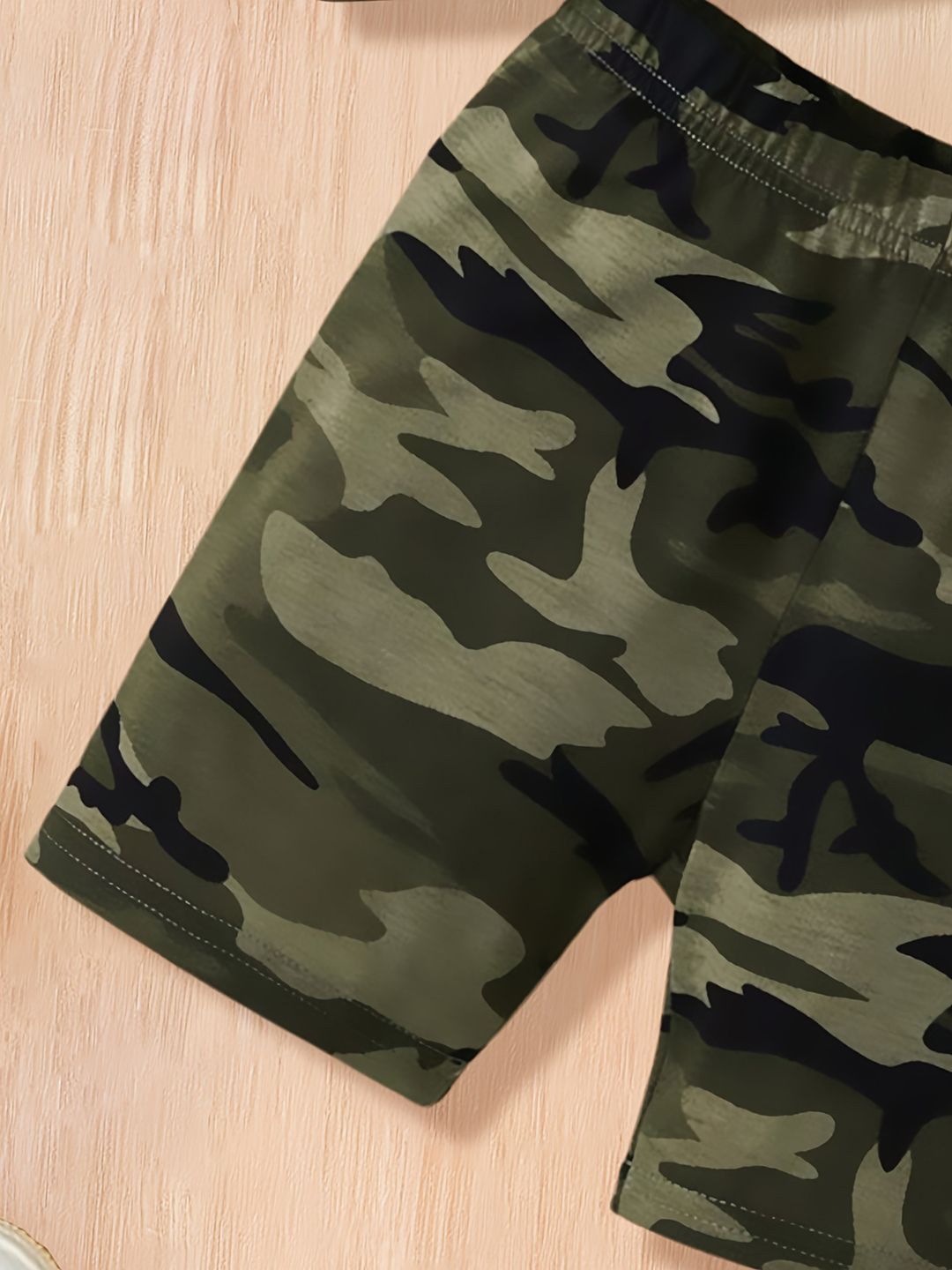 YK Girls Printed Top With Shorts