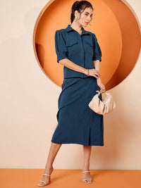 Antheaa Shirt & Skirt Co-Ords