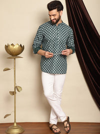 Anouk Ethnic Motifs Printed Thread Work Short Kurta