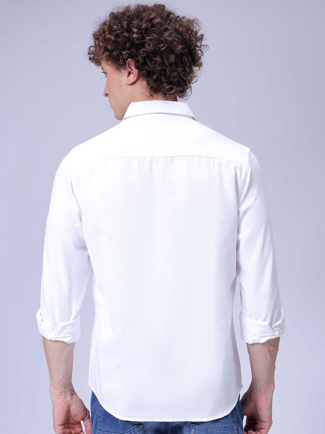 The Indian Garage Co Men Regular Fit Solid Resortwear Shirt