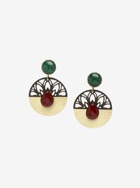 Anting-anting Jatuh Pekeliling Bersalut Emas Anouk Cubic Zirconia