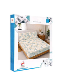 Myntra Elegant Homes Multicolor Floral 300 TC King Double Bedsheet with 2 Pillow Covers