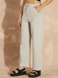 SASSAFRAS Women Solid Cotton Track Pants