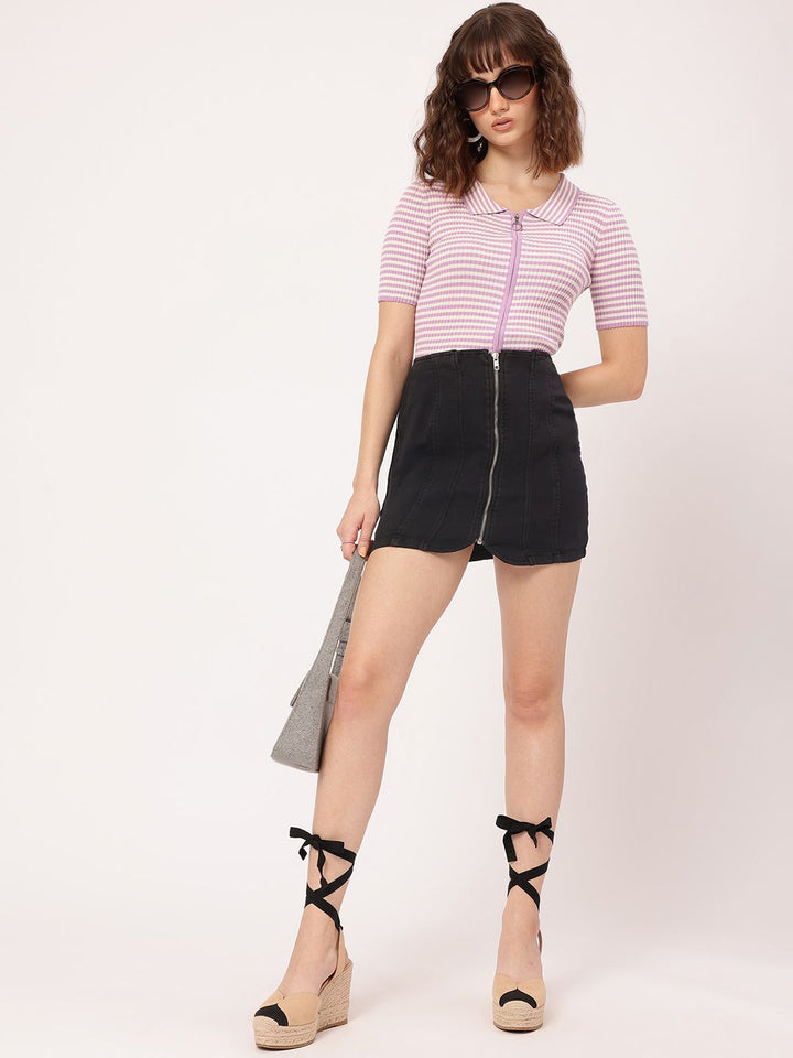 DressBerry Queen Bee Pencil Mini Skirt