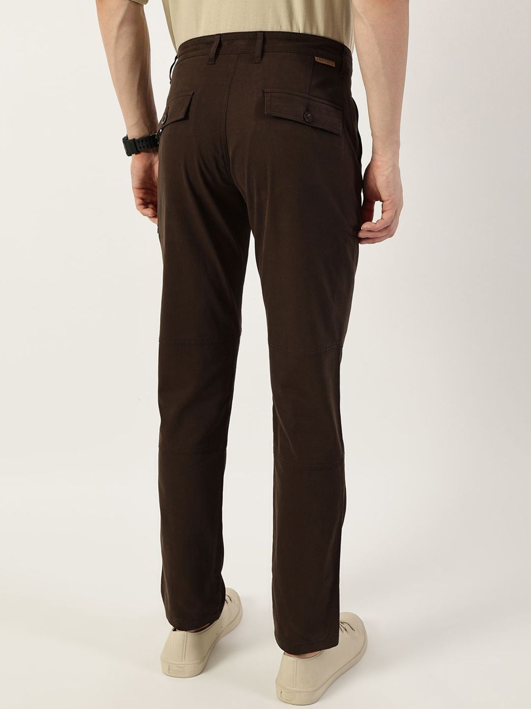 Thomas Scott Men Smart Fit Mid-Rise Trousers