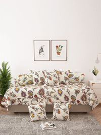 Story@home 8-Piece Satin Finish Diwan Set