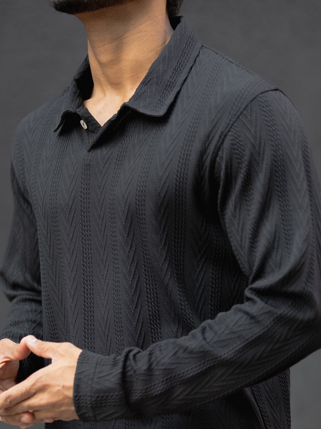 Powerlook Men Polo Collar T-shirt