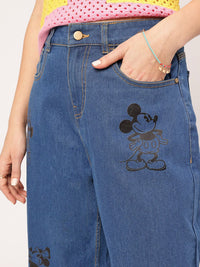 DressBerry Urban Nomad Women Printed Slouchy Fit Jeans