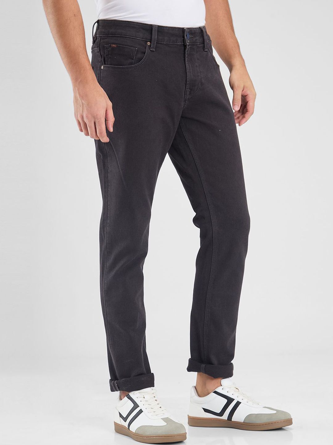 SPYKAR Men Skinny Fit Low-Rise Light Fade Stretchable Jeans