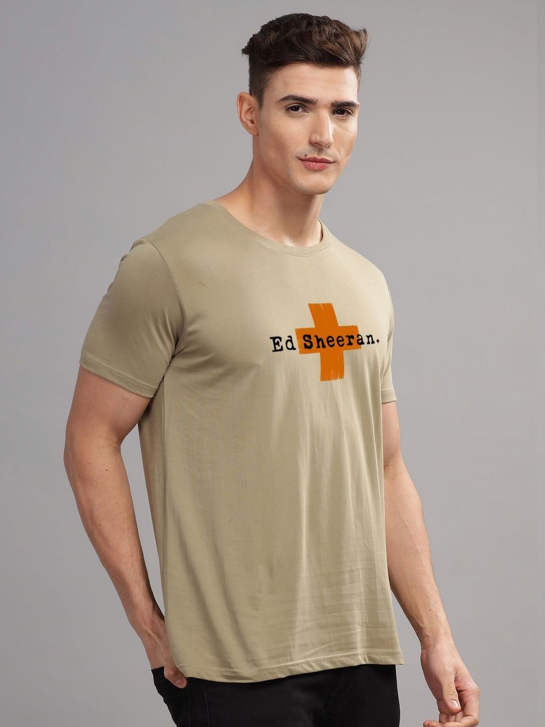 ADRO Men Graphic Printed Round Neck Cotton T-shirt