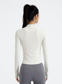 HRX by Hrithik Roshan Solid High Neck Fitted Top