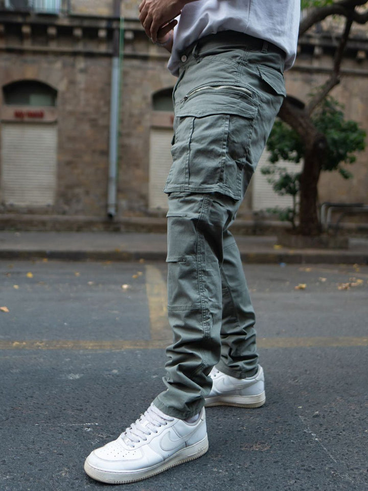 Powerlook Men Olive Biasa Cargo Pant