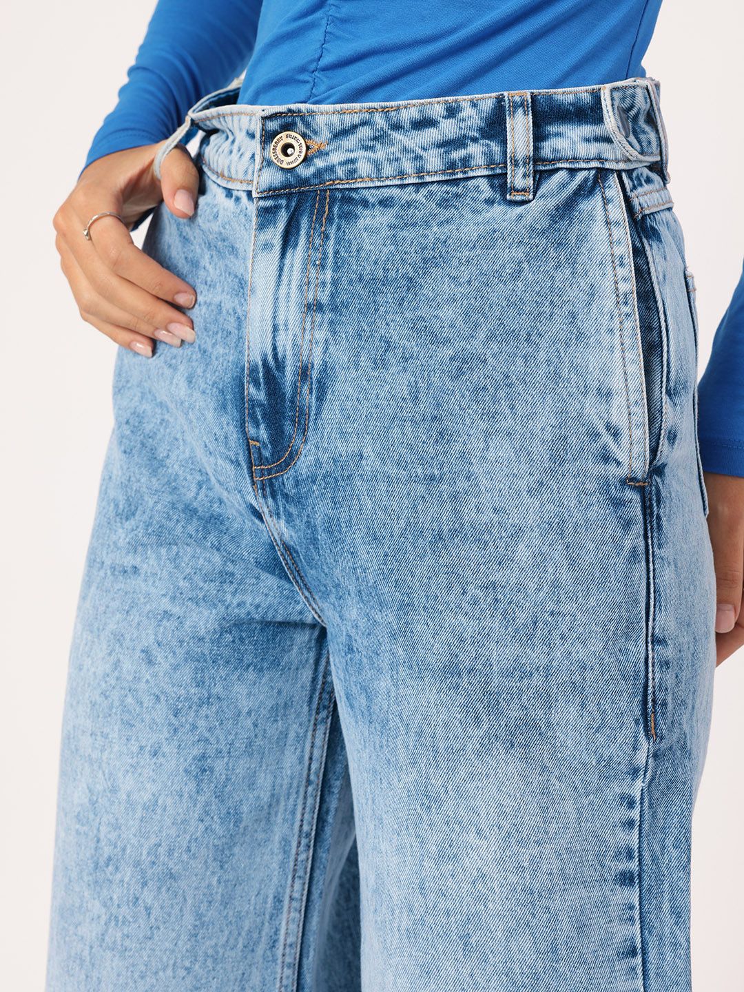 DressBerry Women Urban Uplift Wide Leg Jeans