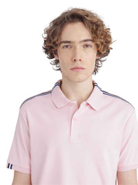 RARE RABBIT Men Polo Collar Applique T-shirt