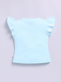 Happy Faces Girls Dora Printed Pure Cotton T-shirt