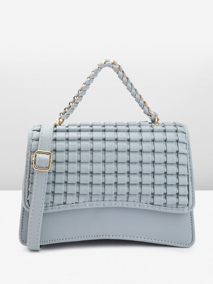 DressBerry Textured Structured Satchel