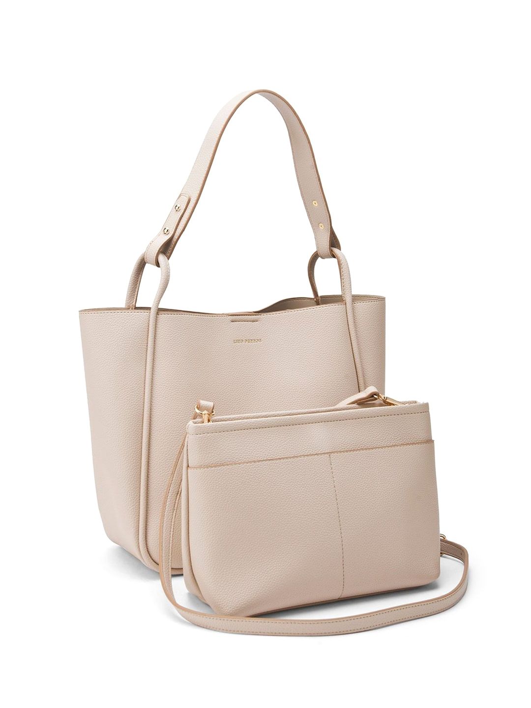 Lino Perros Colourblocked Oversized Shopper Tote Bag with Tasselled