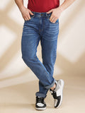 Being Human Men Slim Fit Mid-Rise Light Fade Stretchable Jeans