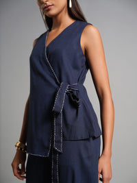 AND V-Neck Sleeveless Tunic With Trouser