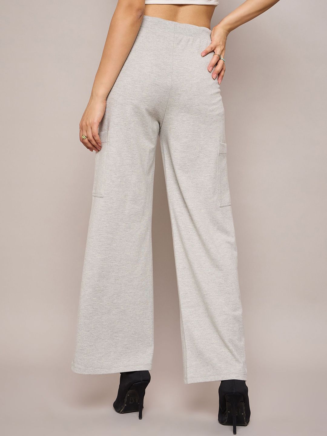 SASSAFRAS BASICS  Women Regular Fit Wide Leg Track Pants
