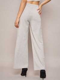 SASSAFRAS BASICS  Women Regular Fit Wide Leg Track Pants