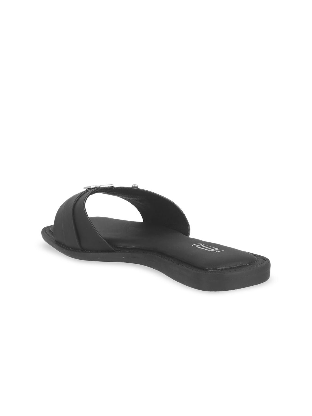 Metro Women No Back Strap Open Toe Flats